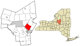 Location in Oneida County and the state of New York.