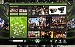 The GameTap 2007–2009 desktop