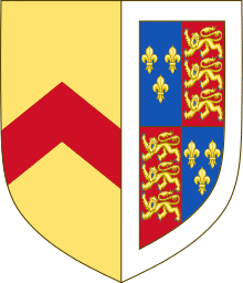 Arms of Anne of Gloucester, Countess of Stafford.svg