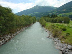 Salzach river near Neukirchen