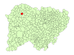 Location in Salamanca