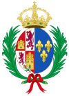 Coat of Arms of Elisabeth of France (1602-1644), Queen Consort of Spain.svg