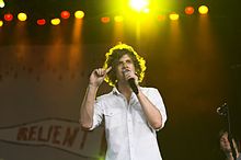 Thiessen performing at Wonder Jam 2009, at Canada's Wonderland