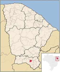 Location of Juazeiro do Norte