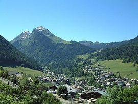 June 2001 general view of Morzine