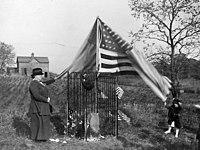 Boundary Stone (District of Columbia) North boundary stone in Silver Spring.jpg
