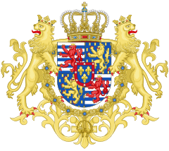 Coat of Arms of Grand Duke of Luxembourg (Golden Fleece Variant).svg