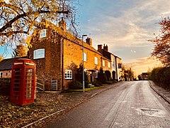 Listed buildings in the centre of Sutton Cheney.jpg