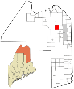 Location of Perham, Maine