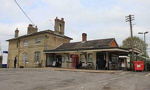 2015 at Romsey station - main station forecourt.JPG