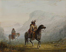 depicted ca. 1858–1860 by Alfred Jacob Miller
