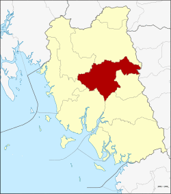 District location in Trang Province