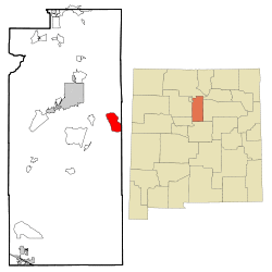 Location of Glorieta, New Mexico