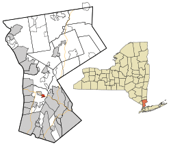 Location of Fairview, Westchester County, New York