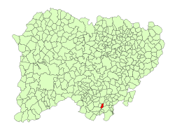 Location in Salamanca