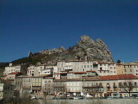 A general view of the village of Serres
