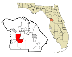 Location in Citrus County and the state of Florida