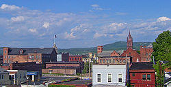 Downtown seen from the west