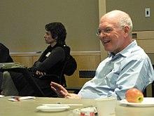 Barry Wellman and Nancy Baym at Cornell (439978413).jpg
