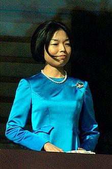 Princess Akiko cropped 1 The New Year Greeting 2011 at the Tokyo Imperial Palace.jpg