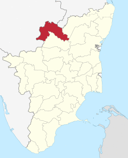 Location in Tamil Nadu, India