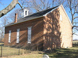 Mount Zion Methodist Church, a historic site in the township