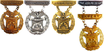 LAPD's marksmanship badges
