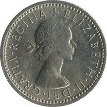 British sixpence 1962 obverse.png