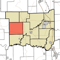 Location in Jackson County