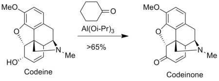 An Oppeneaur oxidation of codeine
