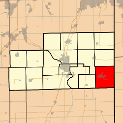 Location in Kankakee County