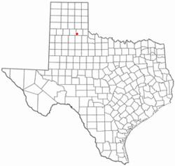 Location of Turkey, Texas