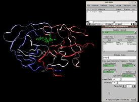 Screenshot of VMD 1.8.3.