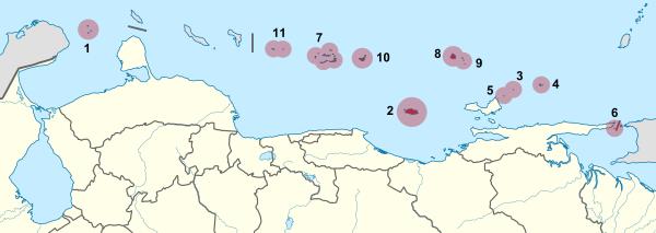 Federal Dependencies in Venezuela (numered).svg