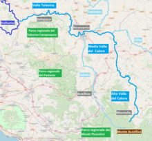 Calore river map.png