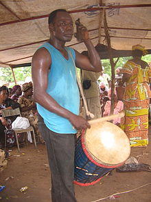 Khassonka player in Mali