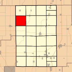 Map highlighting Barr Township, Macoupin County, Illinois.svg