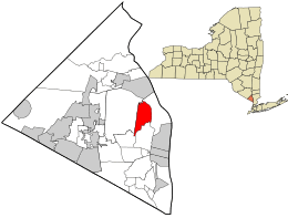 Location in Rockland County and the state of New York.