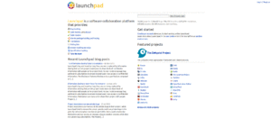 Launchpad.net - Homepage screenshot.png