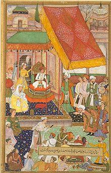 Marriage of Adham Khan, son of Mahan Anga, Akbarnama.jpg