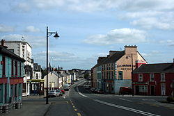 The N60, through Ballinlough Main Street