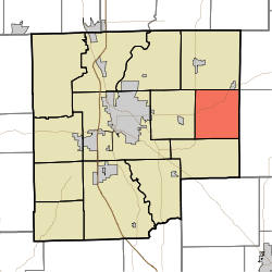 Location in Bartholomew County