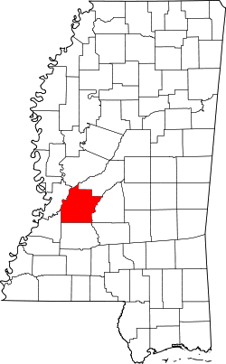 Location within the U.S. state of Mississippi