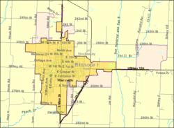 U.S. Census Map of Maryville