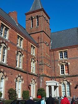 St. Malachy's College Front Exterior, corner.JPG