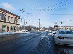 Shortsville as seen from the former New York Central Railroad depot property