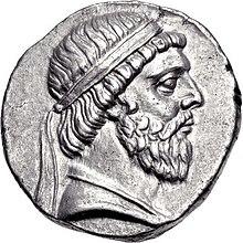 Coin of Mithradates I of Parthia, Seleucia mint.jpg