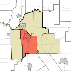 Map highlighting Vienna Township, Scott County, Indiana.svg