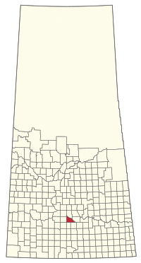 Location of the RM of Marquis No. 191 in Saskatchewan