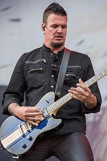 Donegan performing with Disturbed at the 2016 Rock im Park